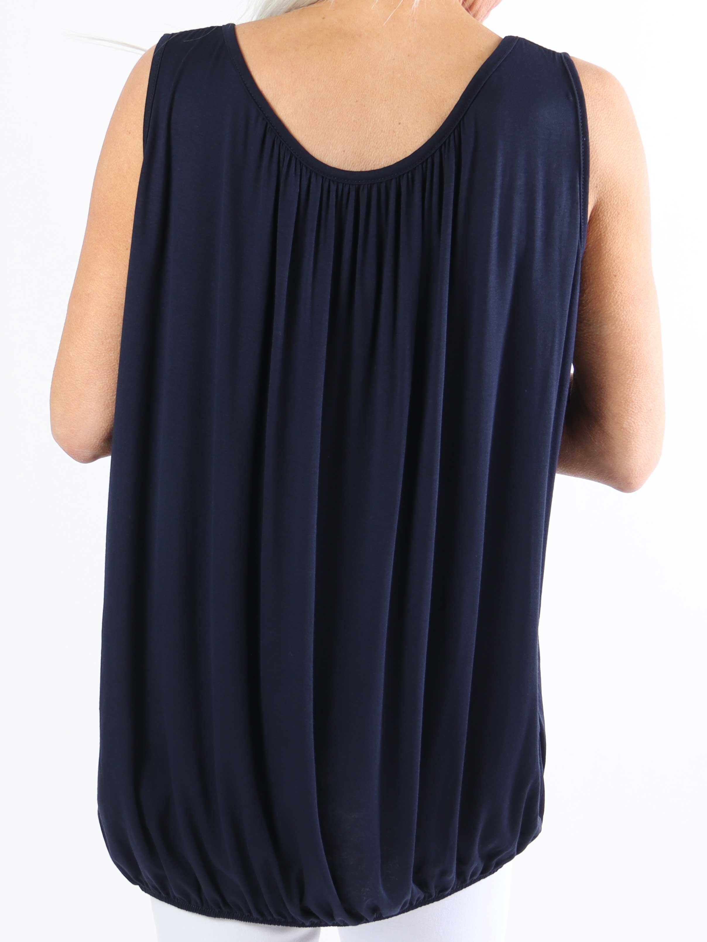 Miracle top - Basic plus size-topp med resår i nederkanten (bestseller)